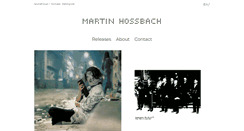 Desktop Screenshot of martinhossbach.com